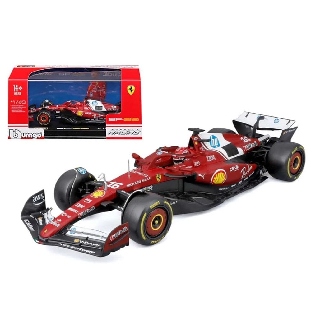 Miniatura Ferrari SF-25 1:43 Leclerc 16 - Burago