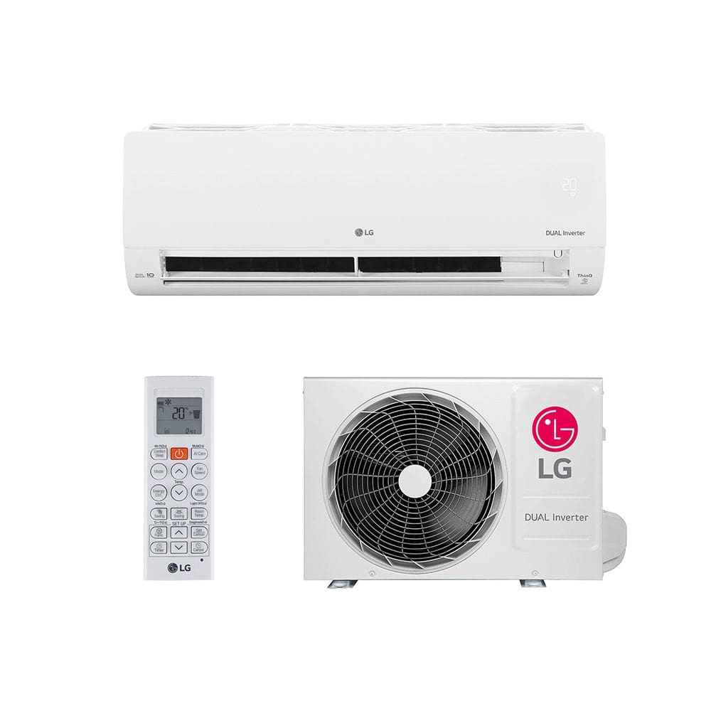 Ar Condicionado Split Hi Wall - Inverter R-32 - LG - Dual Voice + IA - 9.000 BTUs - Frio - 220V Monofásico