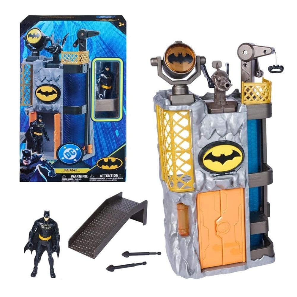 Playset Batcaverna Com Boneco do Batman de 15 Cm - Sunny