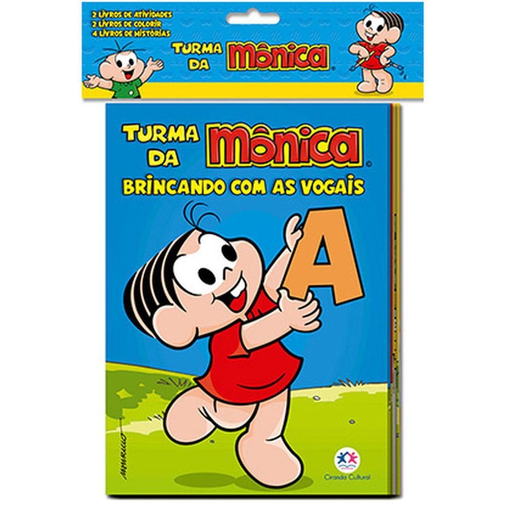 Livro Infantil Ilustrado Turma Da Monica