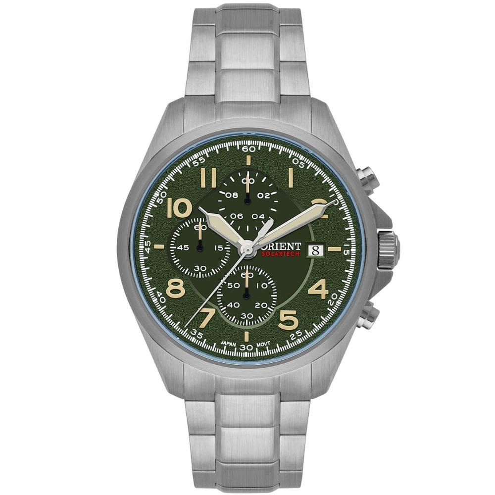 Relógio Orient Masculino Solartech Cronografo Mbssc302 E2sx