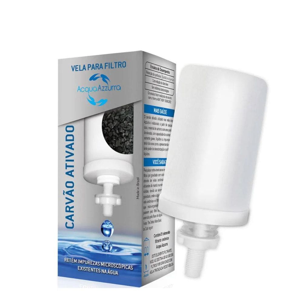 Vela Declorante Para Filtro De Barro - 6 Unidade