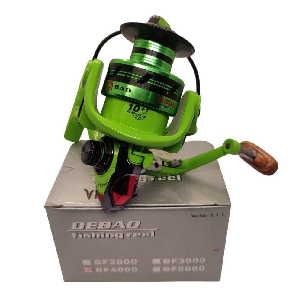 Molinete Pesca Bf 4000 Carretel Alumínio 11 Rolamentos Debao