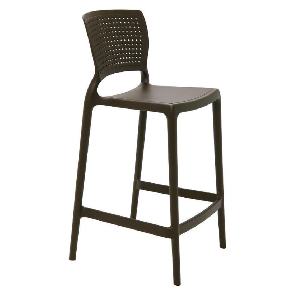 Cadeira Safira Summa Alta Polipropileno Marrom Tramontina