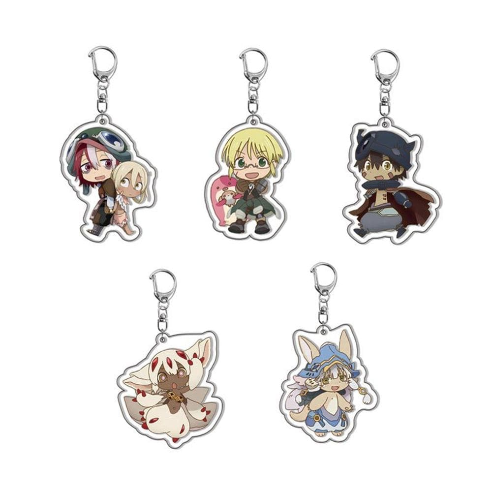 Chaveiro de acrílico Made in Abyss Cute Characters