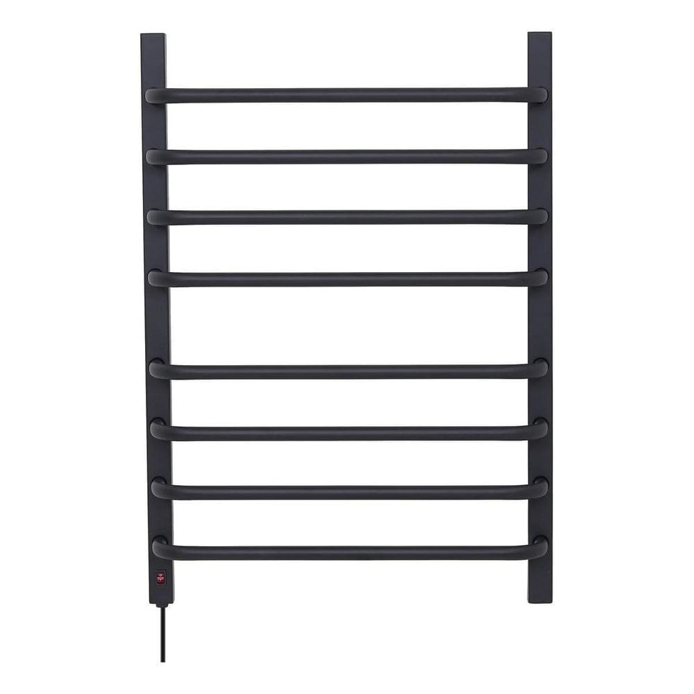 Toalheiro Termico Parede Preto 127V Lado Esquerdo 2 Toalhas