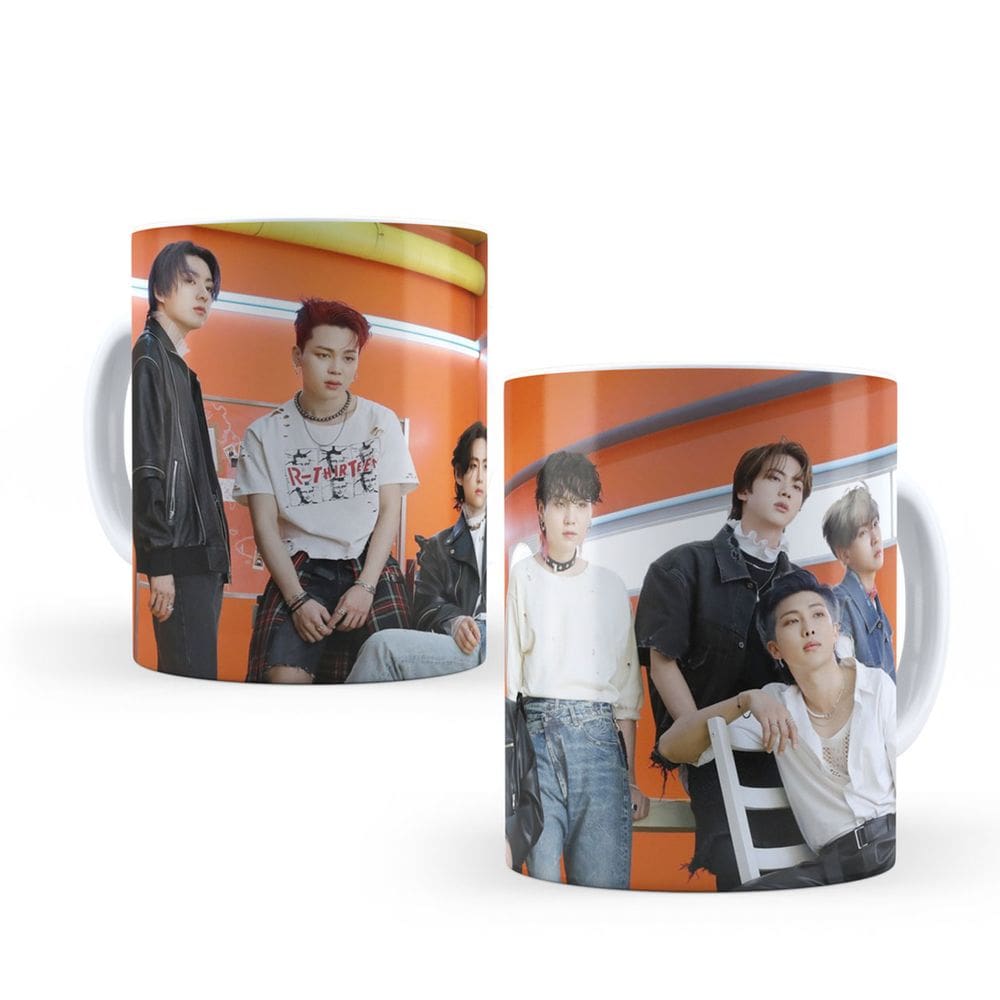 Caneca Personalizada Banda K-Pop Bts 002 325Ml