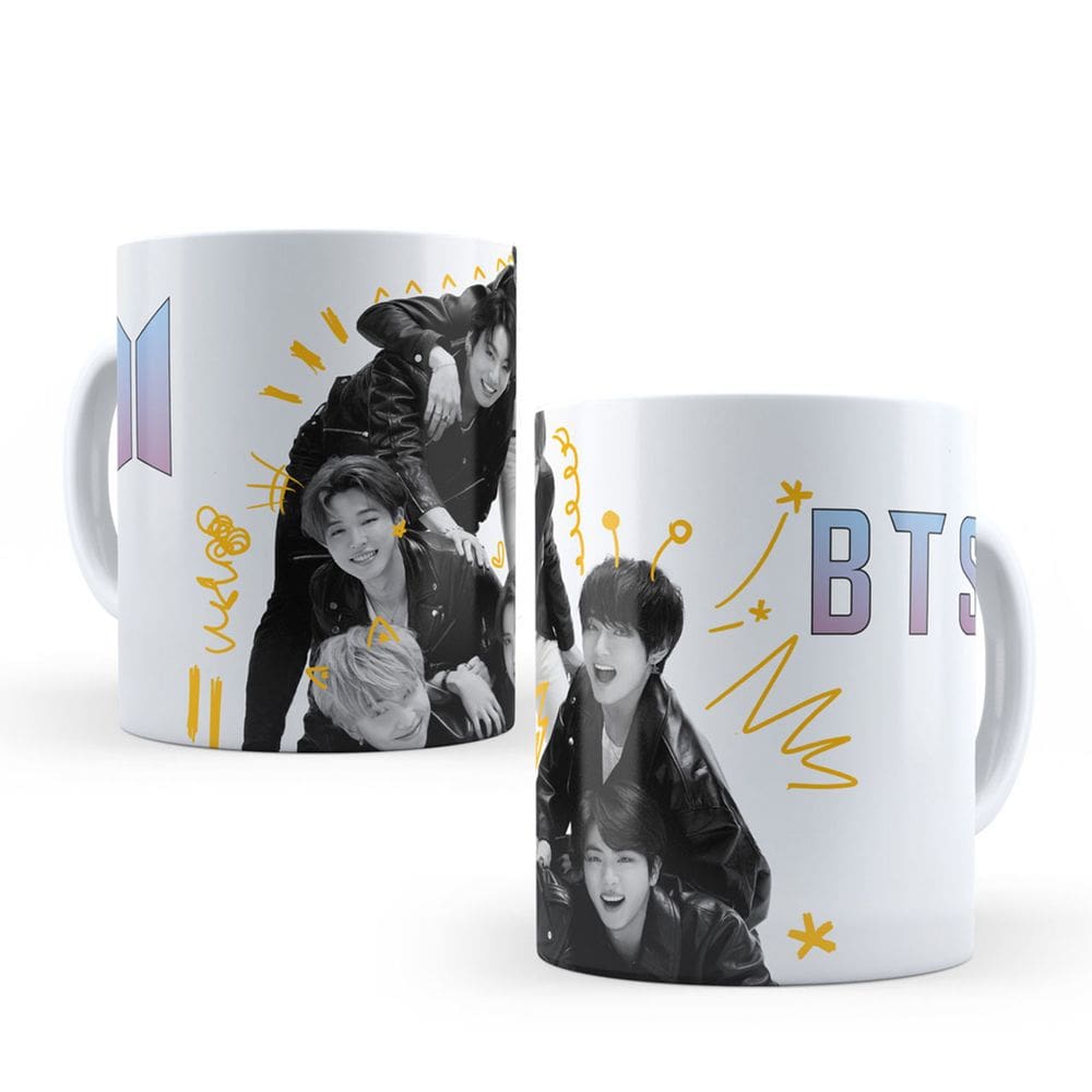 Caneca Personalizada Banda K-Pop Bts 005 325Ml