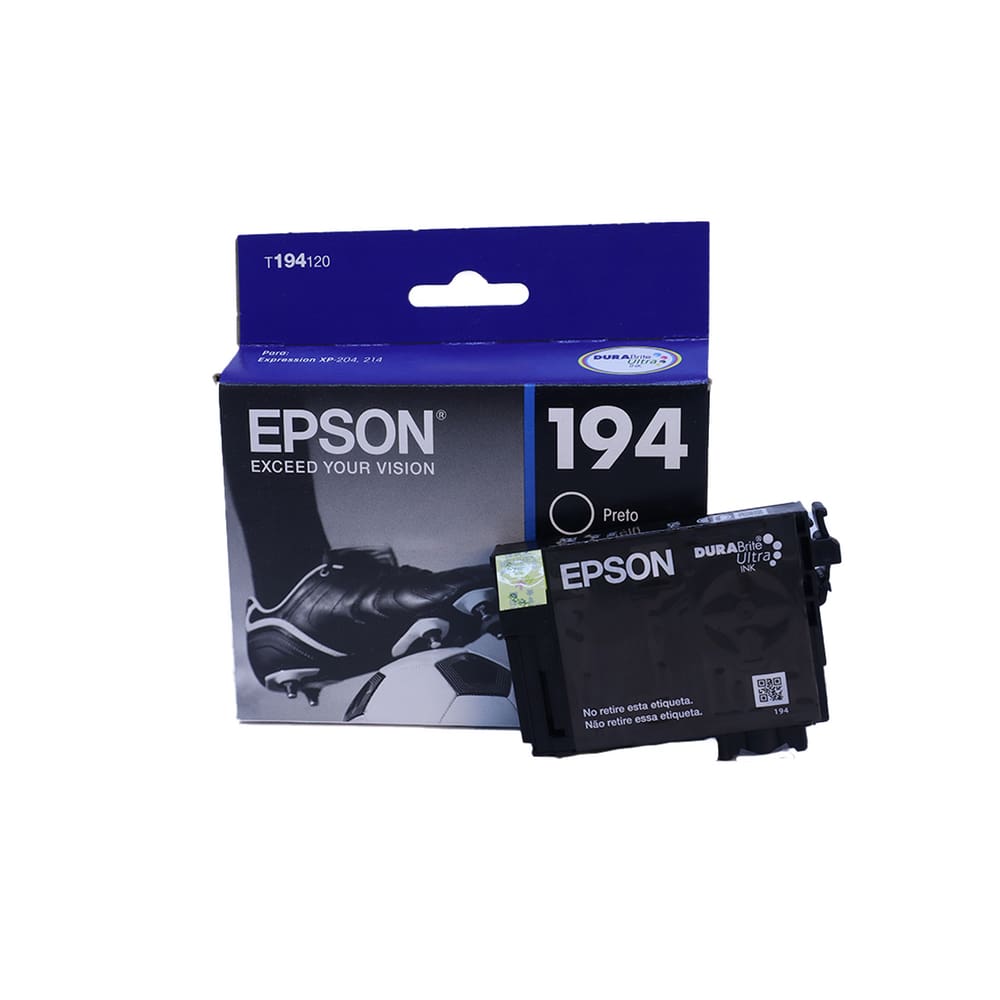 Refil de Tinta Epson Preto Stylus T194120 XP204/104
