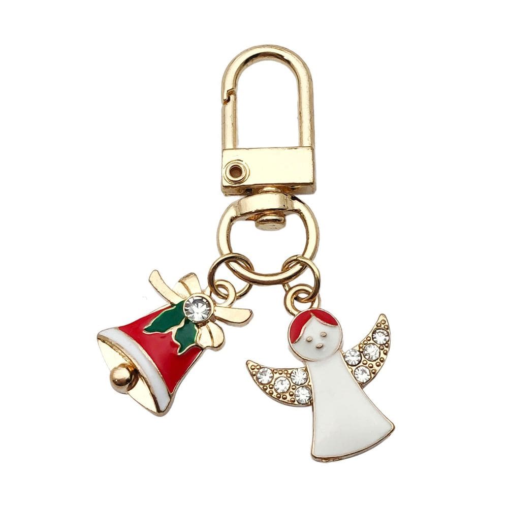 Chaveiro Christmas Angel Bell Chaveiro Charm