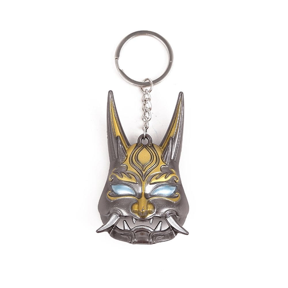 Chaveiro Genshin Impact Dvalin Mask Alloy para fãs