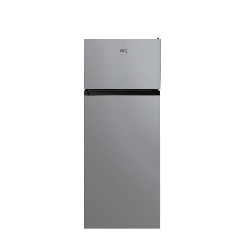 Geladeira Refrigerador HQ 230 Litros Duplex Defrost, Baixo Consumo A+++ Preto/Cinza HQ-230RDFS