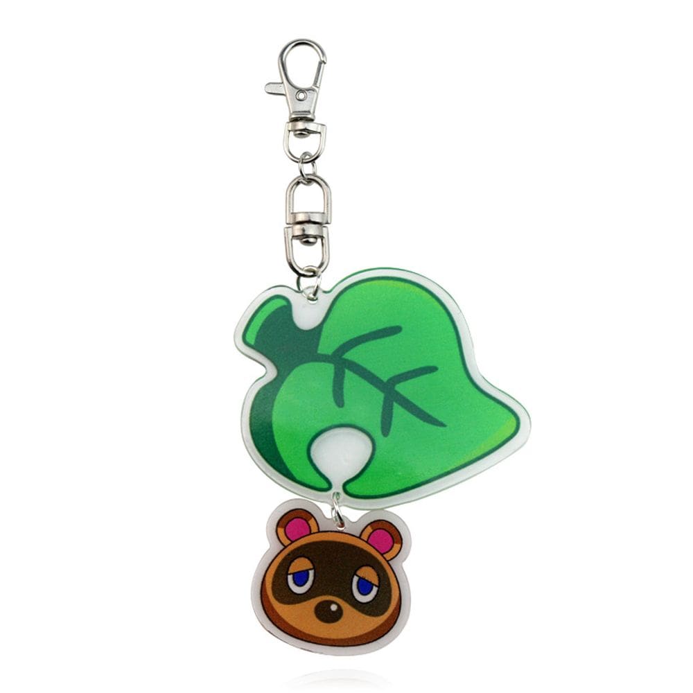 Chaveiro, chaveiro, pingente, Animal Crossing Leaf, Tom Nook