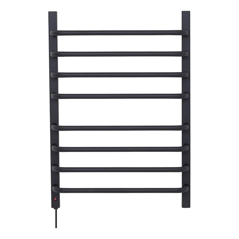 Toalheiro Termico Parede Preto 220v Lado Esquerdo 2 Toalhas