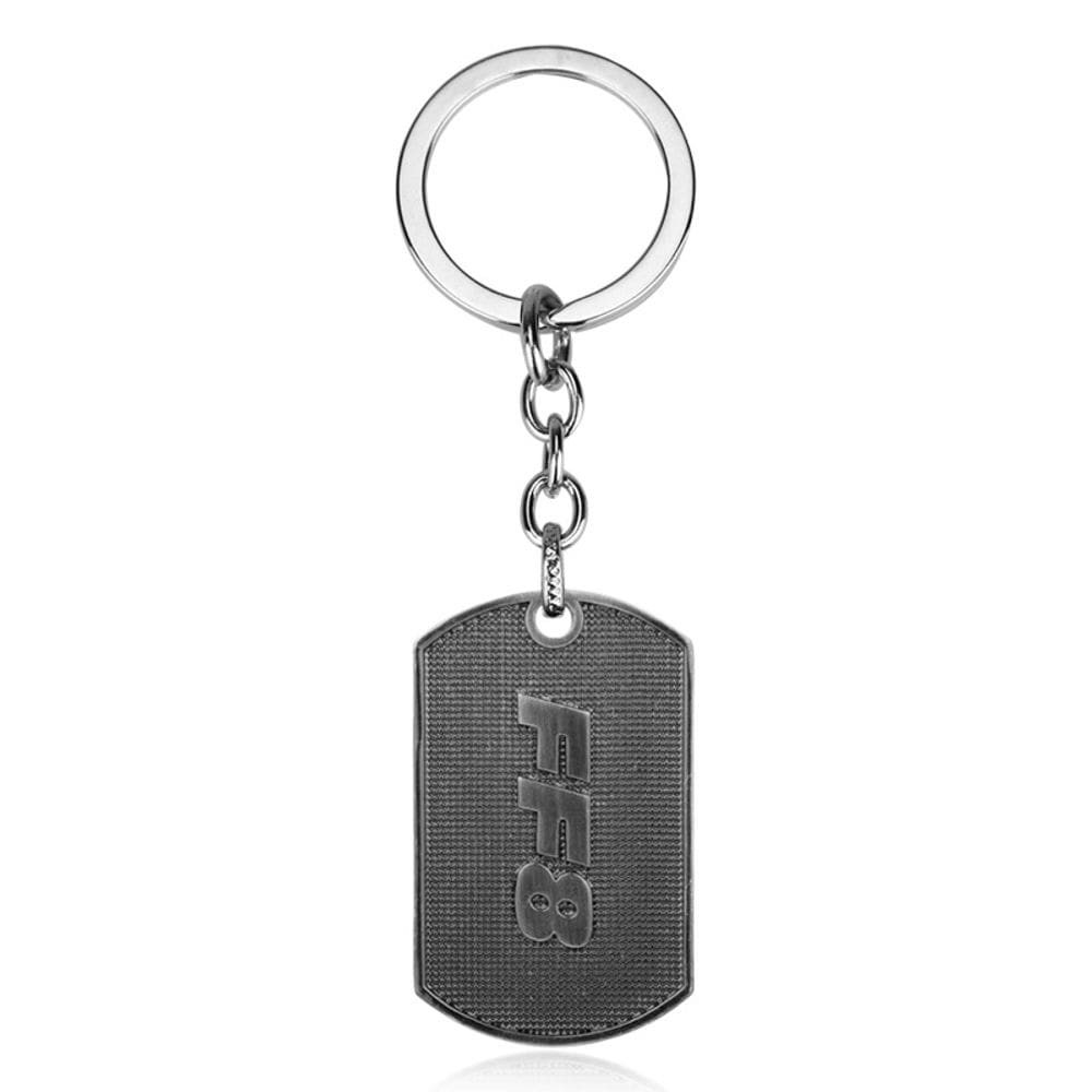 Chaveiro Dog Tag Fast & Furious 8 acessório de metal