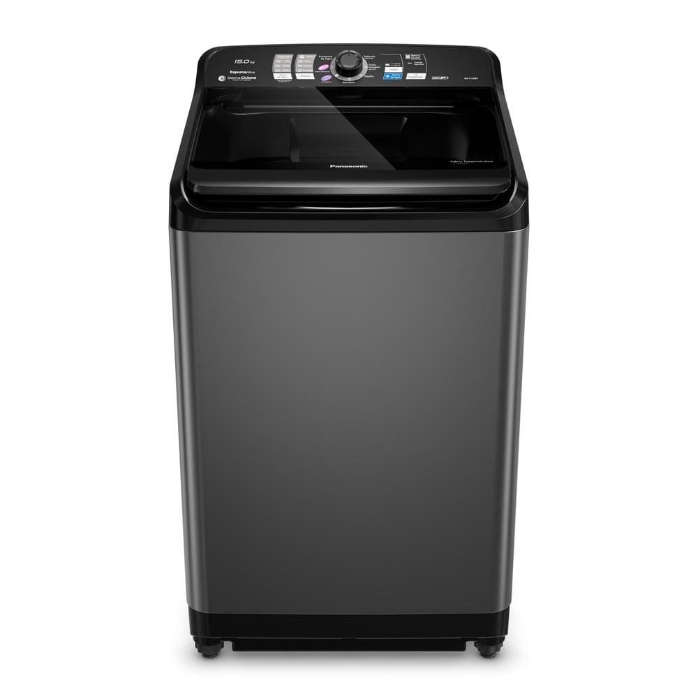 Máquina de Lavar Panasonic 15Kg Sistema Ciclone Titânio NA-F150B1TB 220V