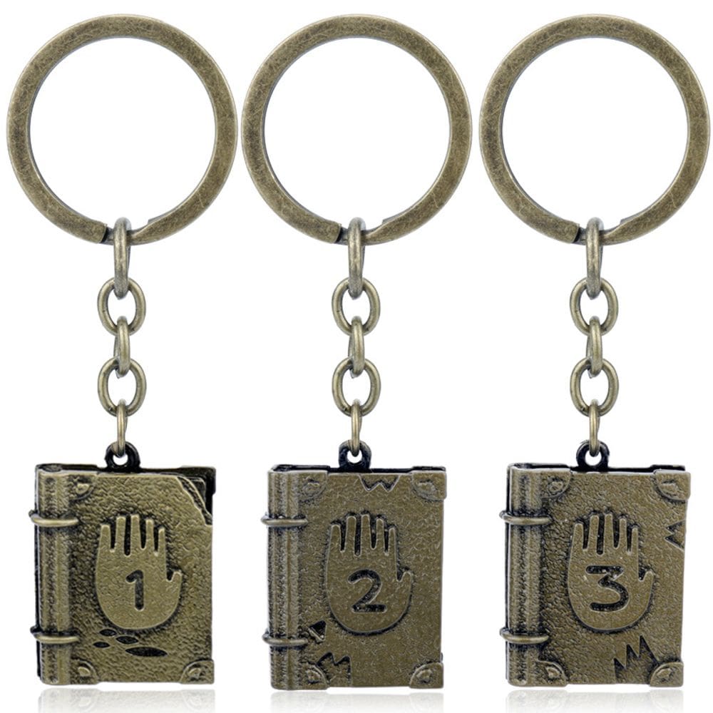 Chaveiro Gravity Falls Journal 1-3 Dipper Pines Books