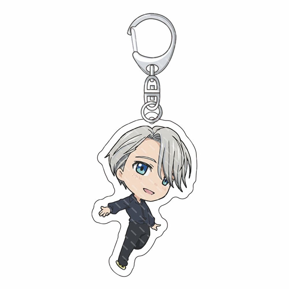 Chaveiro acrílico YURI!!! no ICE Victor Nikiforov Chibi