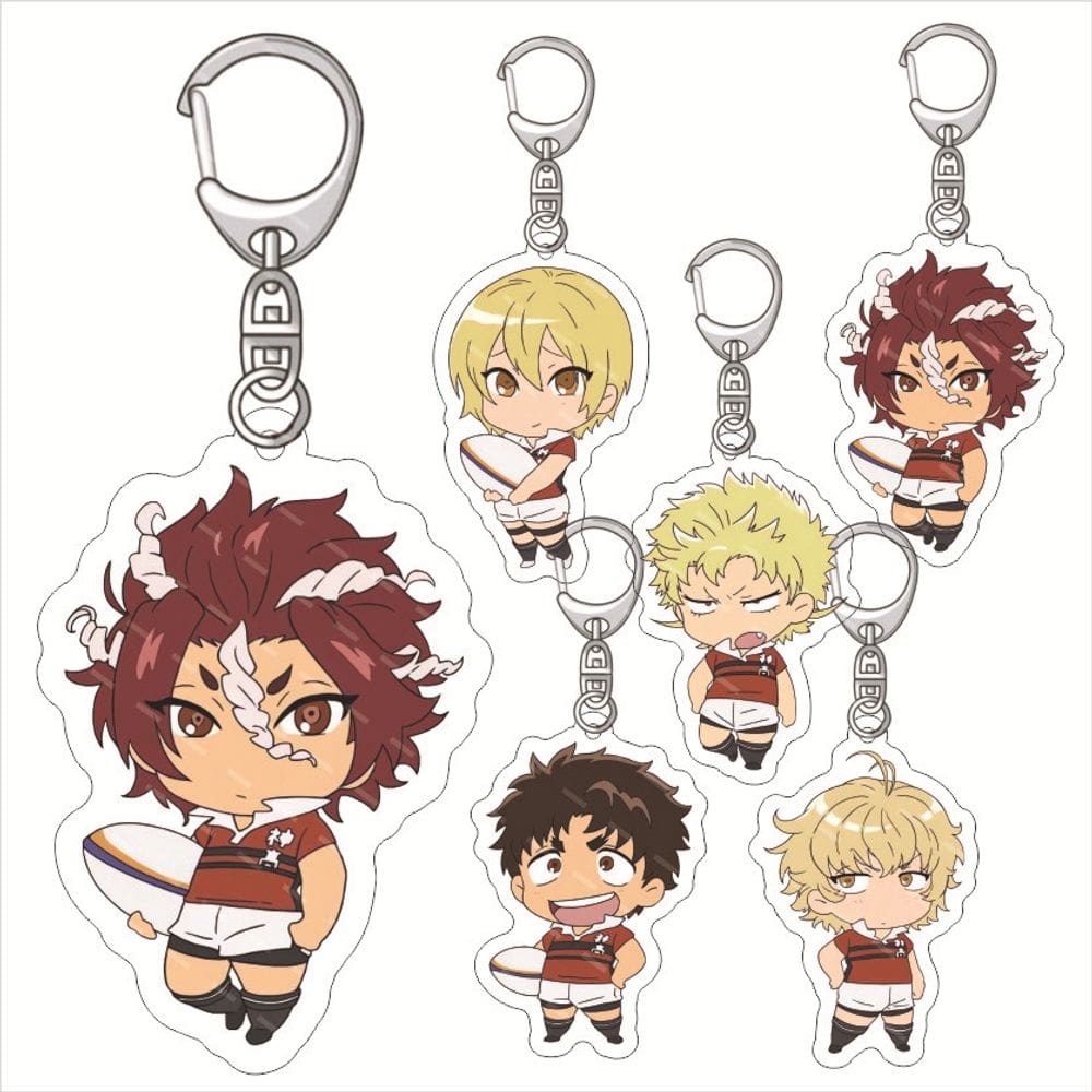 Chaveiro de acrílico ALL OUT!! Gion Kenji, Ishikawa Sumiaki