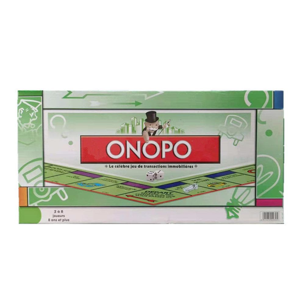 Jogo de tabuleiro ONOPO Property Trading Family Strategy Game