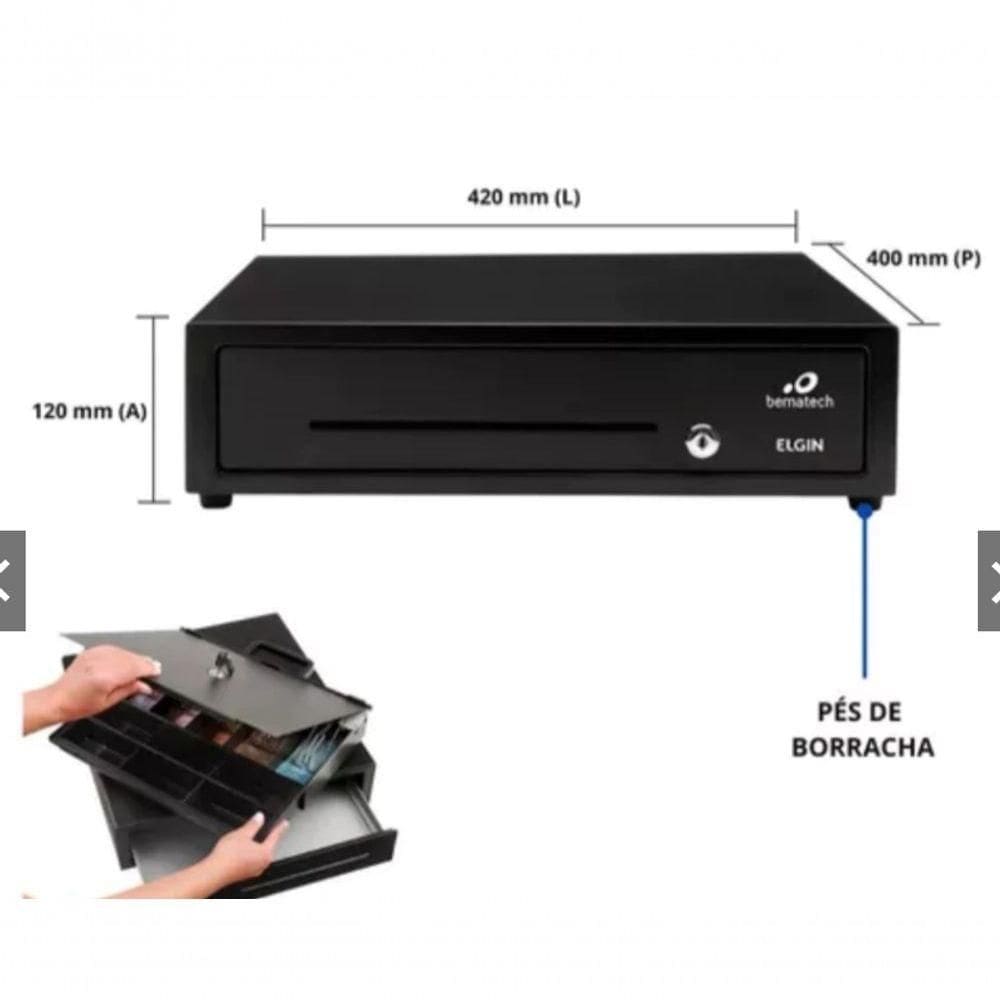 Gaveta De Dinheiro Bematech Gd-56m Automática 24v - Automação