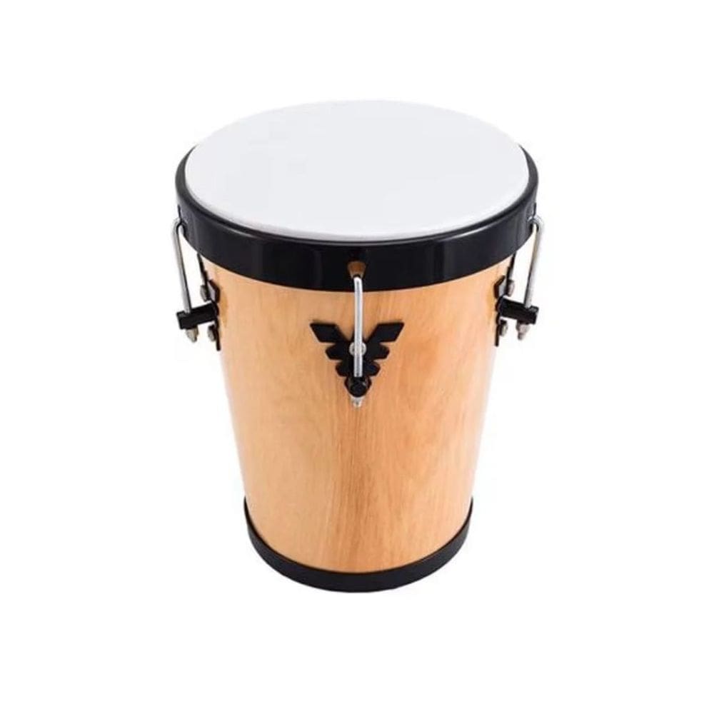 Timba PHX Madeira Verniz Com Aro Preto 35x10