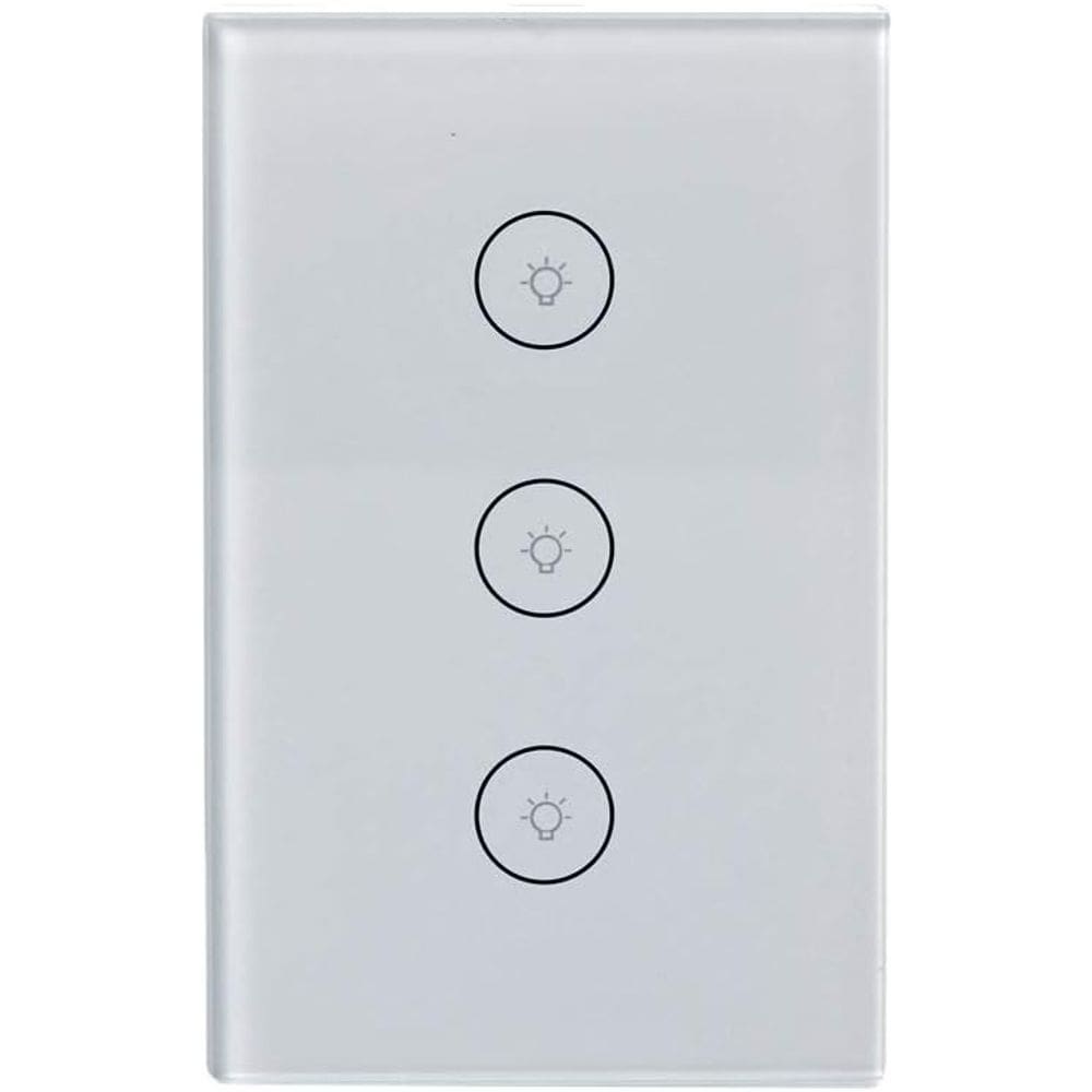 Interruptor Inteligente Touch Wifi Com 3 Botoes Jwcom Sa268c