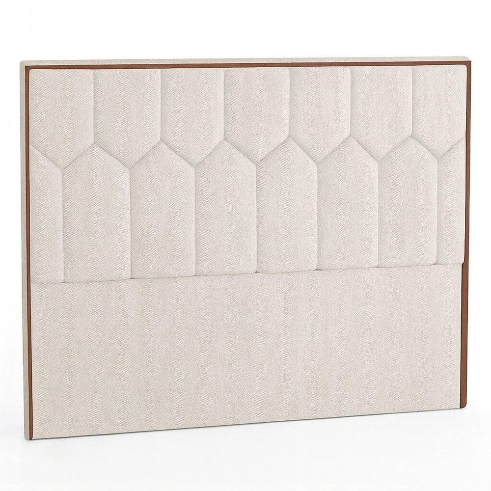 Cabeceira Cama Box Casal 140 Cm Aura Linho Cru - Nexta Casa