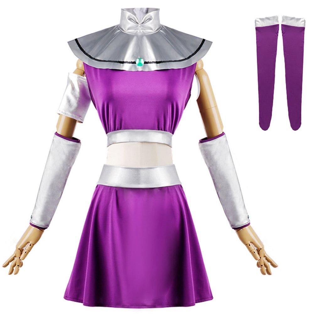 Traje de cosplay de anime Teen Titans, uniforme Starfire, Halloween