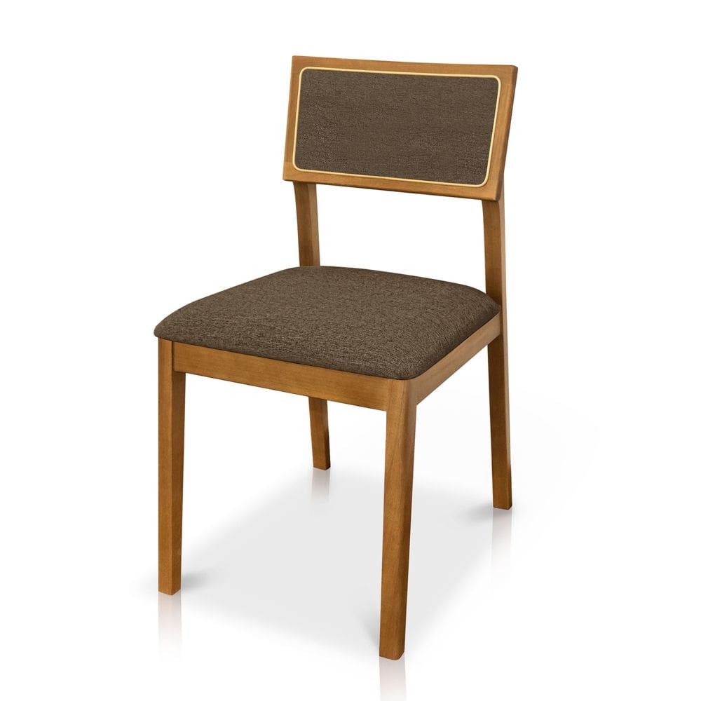 Cadeira de Jantar e Living Millie Estofada Linho - Desk Design