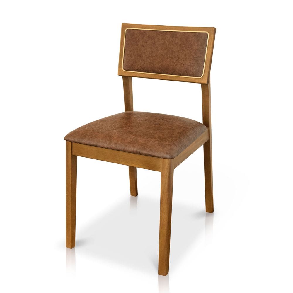 Cadeira de Jantar e Living Millie Estofada Couríssimo - Desk Design