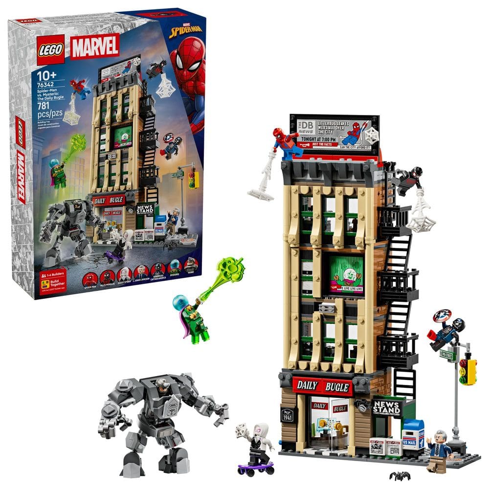 Brinquedo de Montar LEGO Marvel Homem-Aranha vs. Mysterio 76342