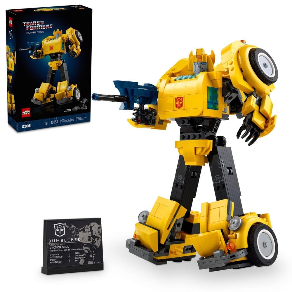 Boneco de ação LEGO Icons Transformers Bumblebee 10338