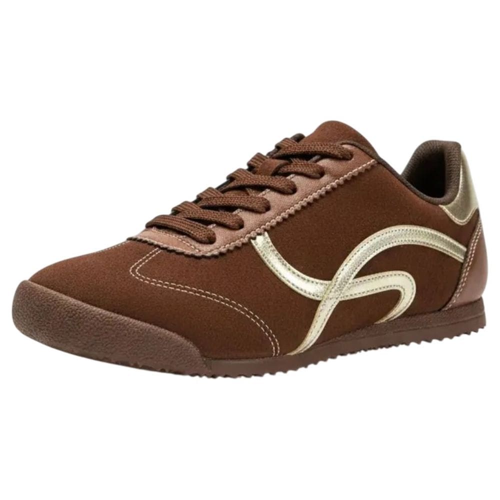 Tenis Feminino Confortavel Casual Brilhante Piccadilly