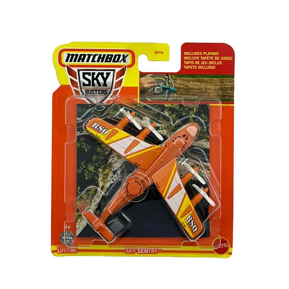 Miniatura Avião Sky Sentry 1:64 Matchbox