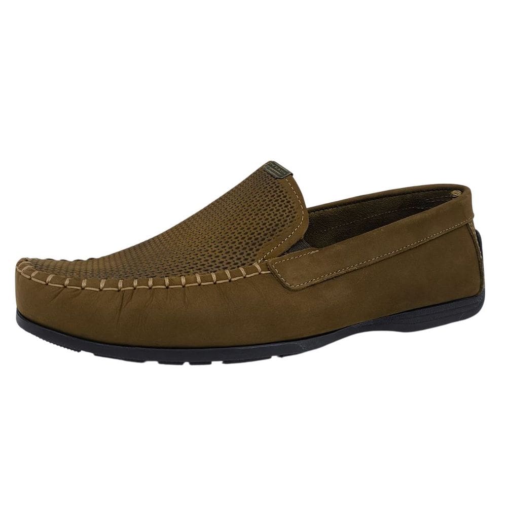 Mocassim Masculino Casual Couro Dia a Dia Passeio Pegada