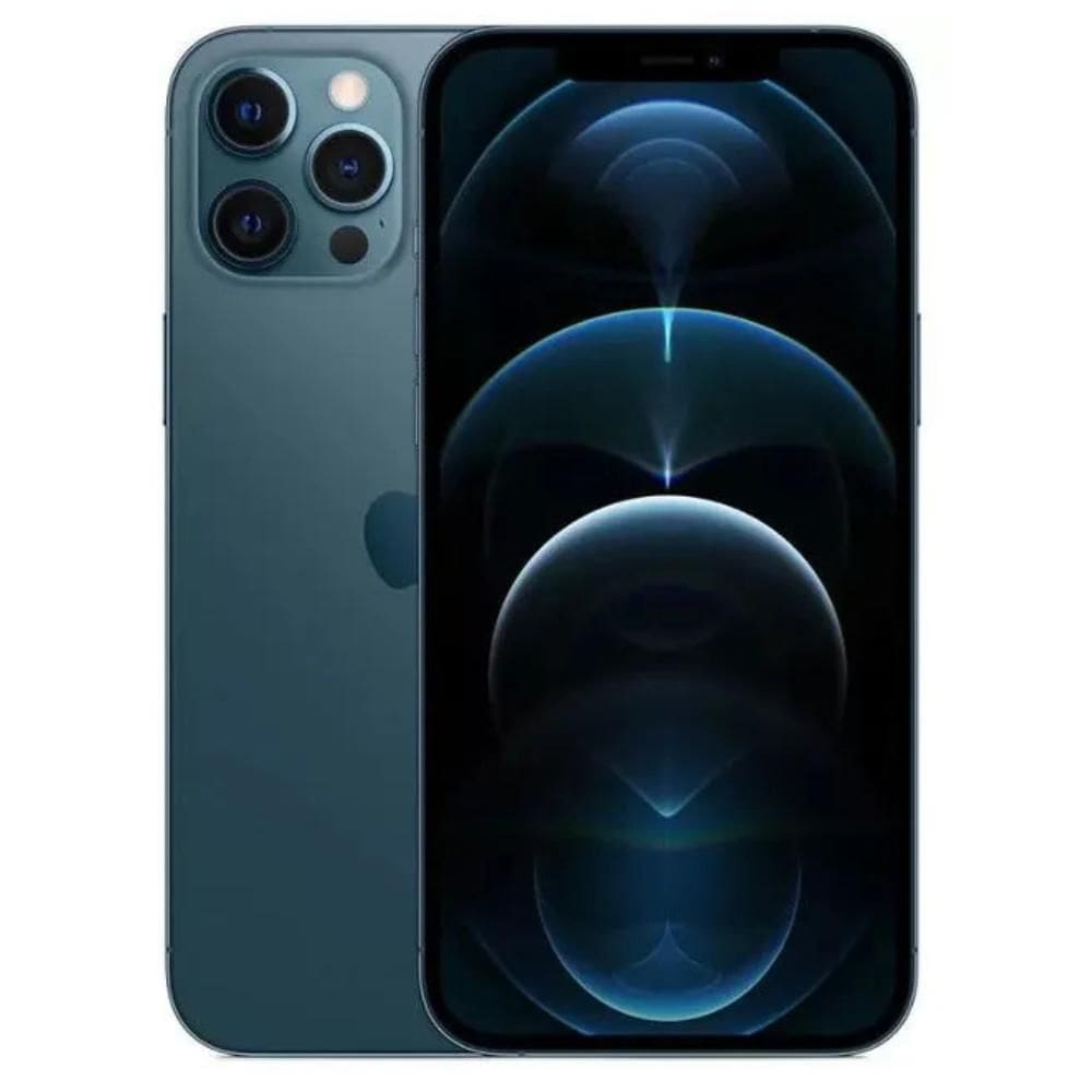 USADO iPhone 12 Pro Max 128 GB Azul Pacifico Muito Bom (usado)