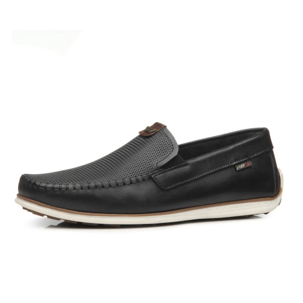 Sapato Mocassim Masculino Conforto Moderno Couro Pegada