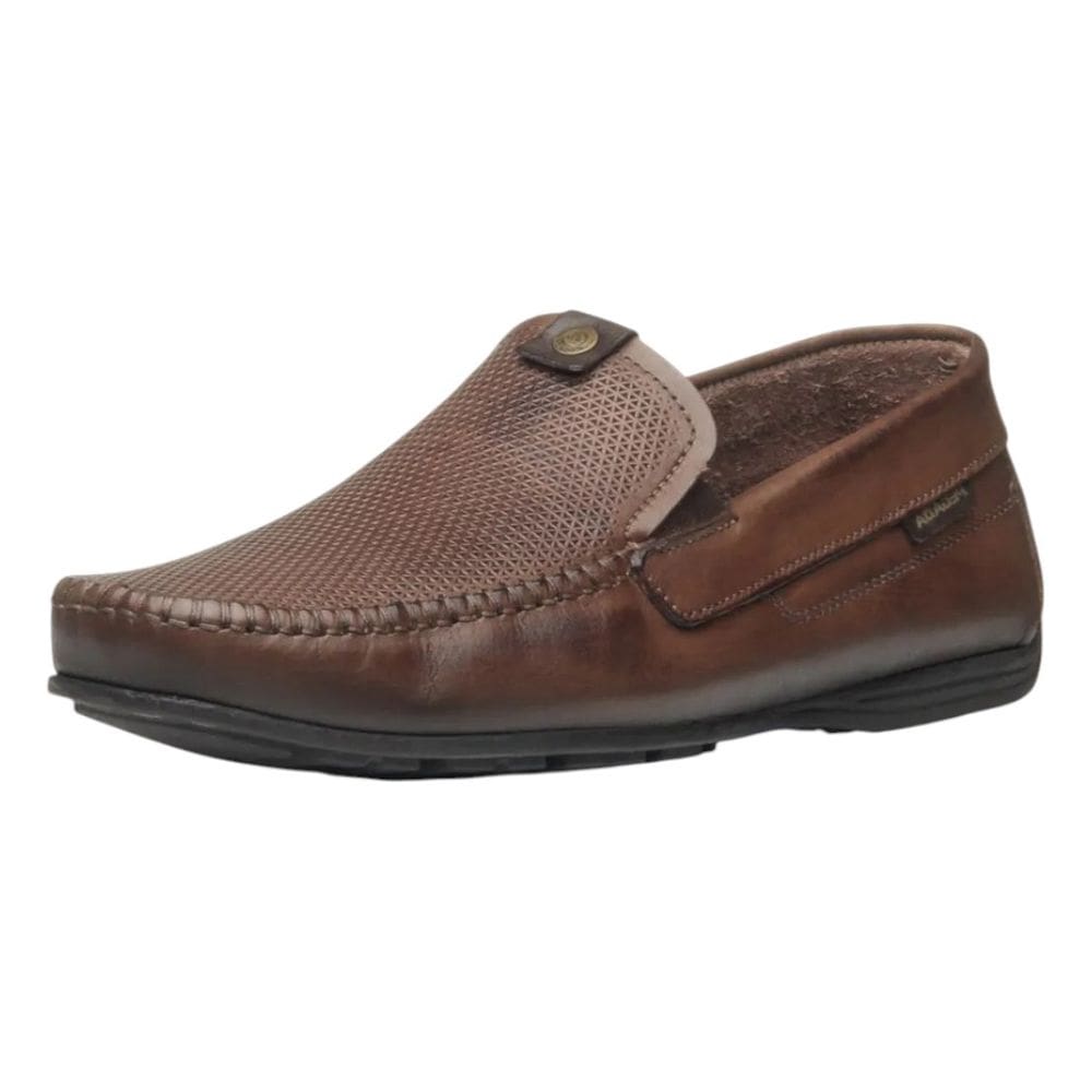 Sapato Mocassim Masculino Conforto Moderno Couro Pegada