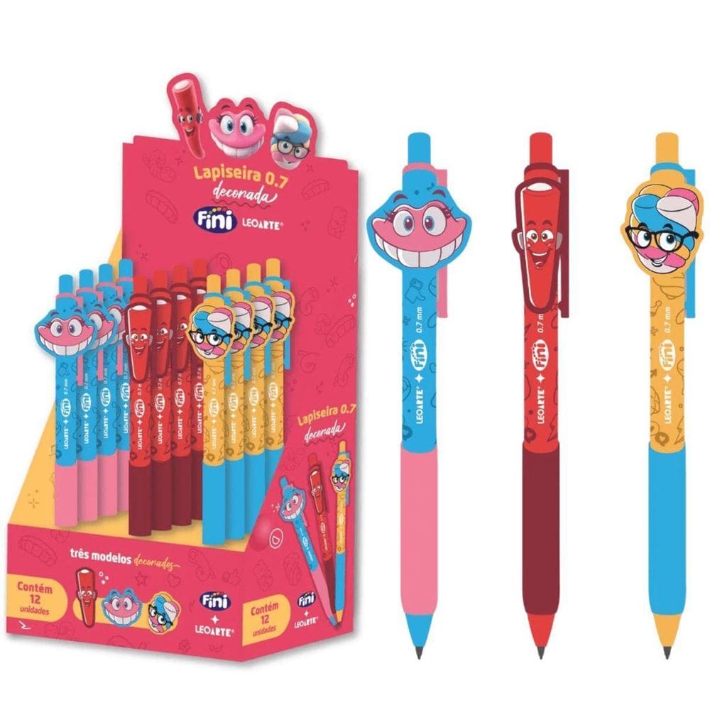Lapiseira 0.7Mm Decorada Fini - 1 Unidade - Leoarte