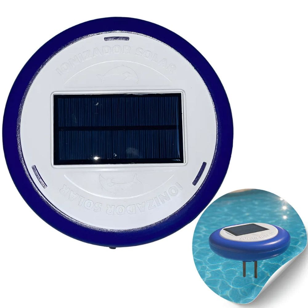Ionizador Solar para Água Piscina 100.000 L até 50m3 sem Cloro Flutuante Eficiente
