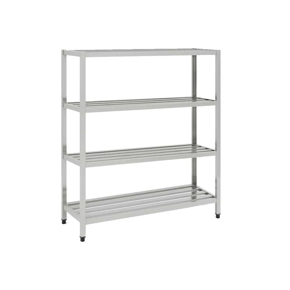 Estante de Inox Gradeada 4 Planos 100x42x155cm FRNEG10