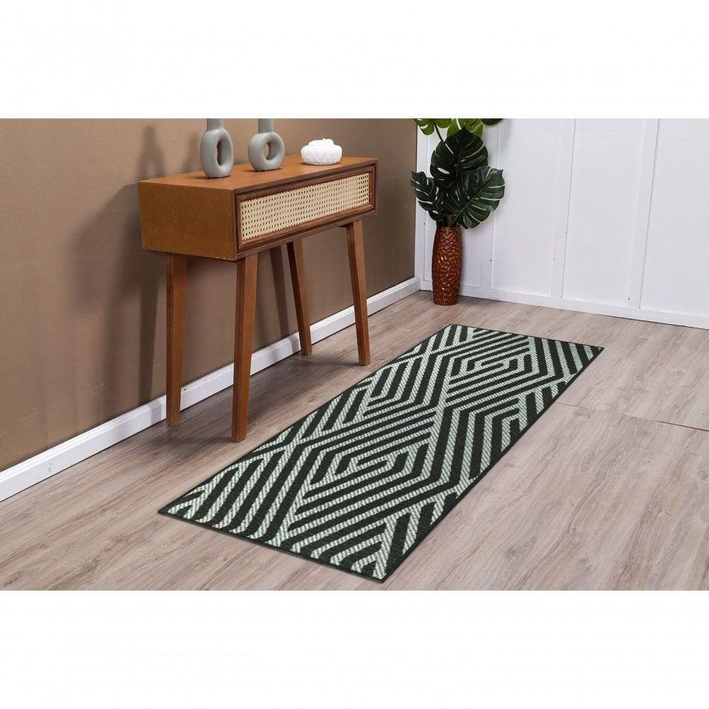 Tapete Passadeira Ps 39 Retangular 0,66M Sisal Polipropileno Cinza para Sala