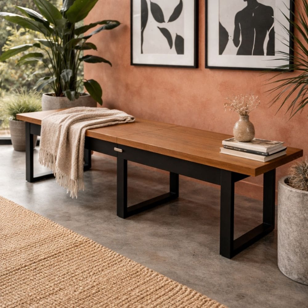 Banco Multiuso em Mdf para Vestiario e Refeitório