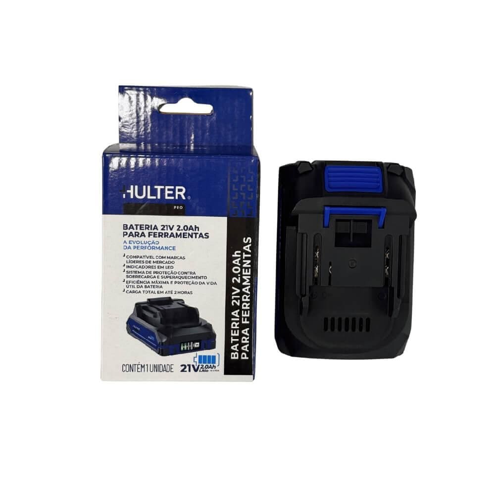 Bateria de Lítio 21V/2Ah para Ferramentas Hulter Pro