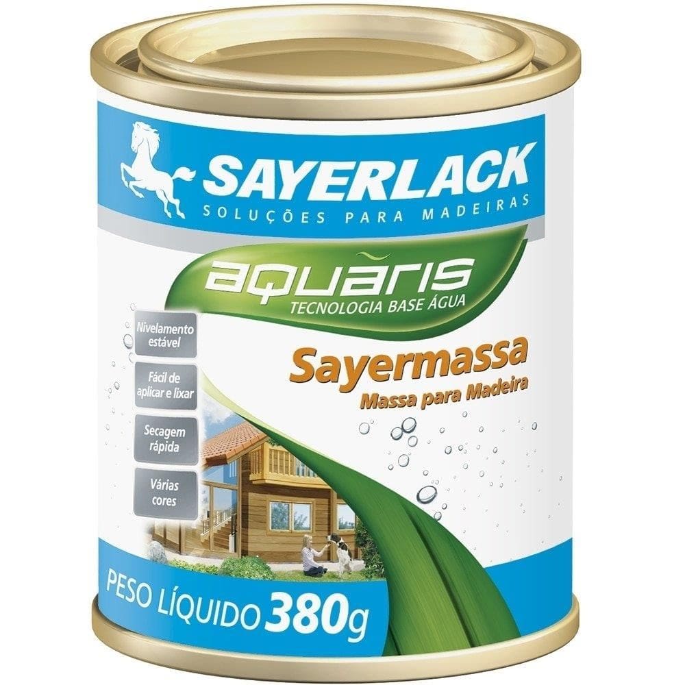 Massa Sayerlack para Madeira Sayermassa Imbuia/Tabaco 380g