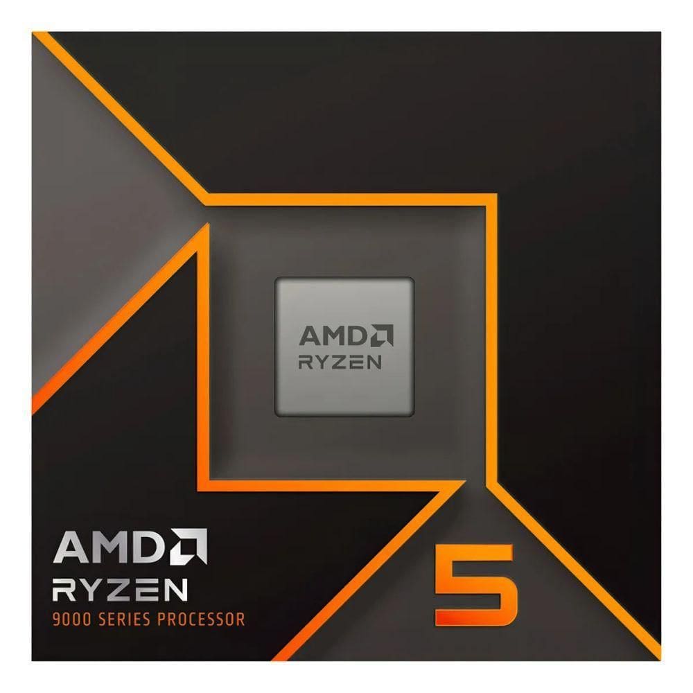 Processador Amd Ryzen 5 9600x, 3.9 Ghz (5.4 Ghz), Cache 32 Mb, 6 Núcleos, 12 Threads, Am5