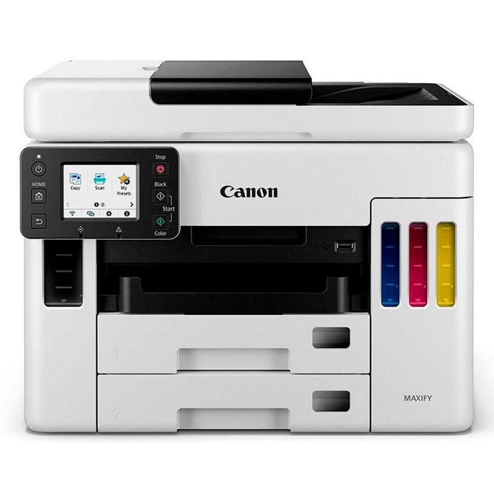 Impressora Multifuncional GX7010 Maxify Tanque de Tinta Colorida Impressão Cópia Wi-Fi