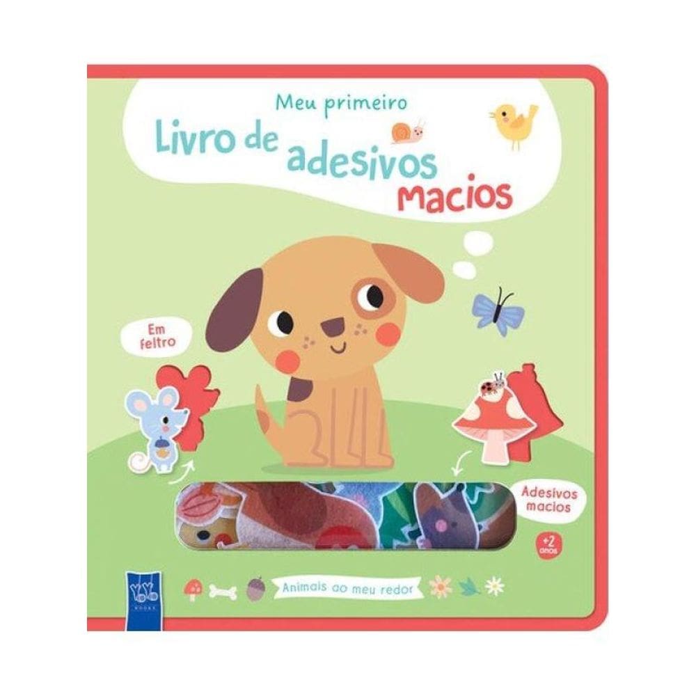 Meu Primeiro Livro De Adesivos Macios - Animais Ao Meu Redor