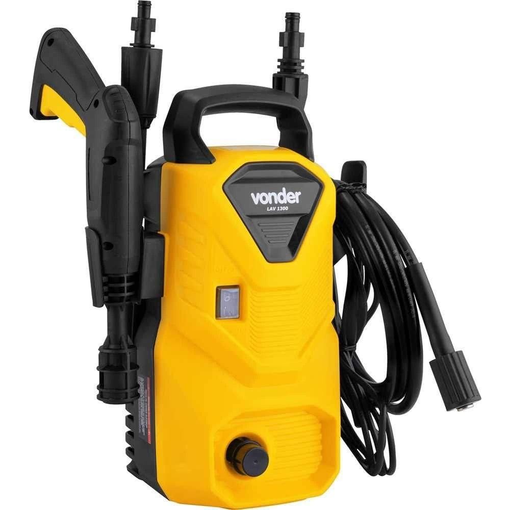 Lavadora de Alta Pressão Doméstica Vonder LAV 1300 1300 LBF 1200W Amarelo Preto 110V
